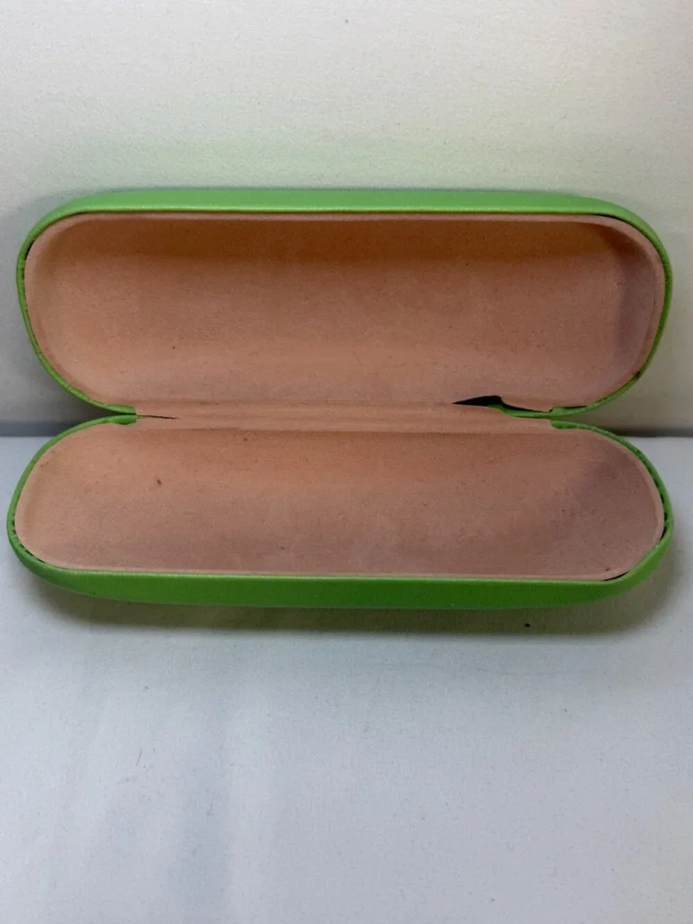 Vintage Green Ladybug Glasses Sunglasses Hard Clamshell Case